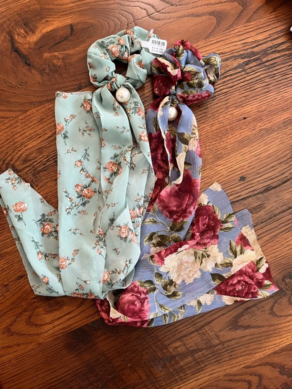 Anthropologie Hair Scarves with Pearl
